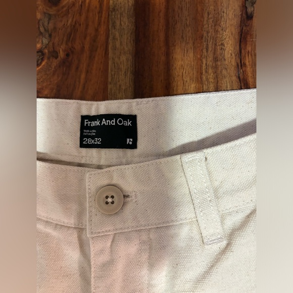 Frank and Oak cream jeans NEW - Picture 3 of 3